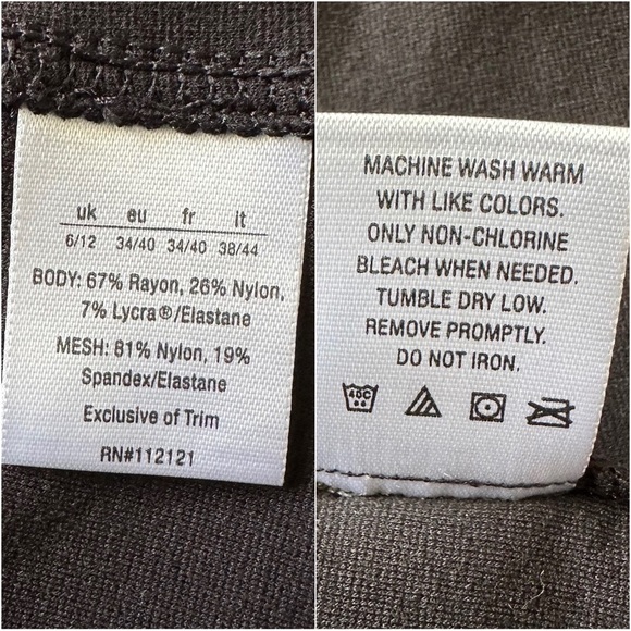 Spanx Skirt Wrap And Go Mini Athletic Tie Front Mesh Panel Black S/M - Picture 10 of 12